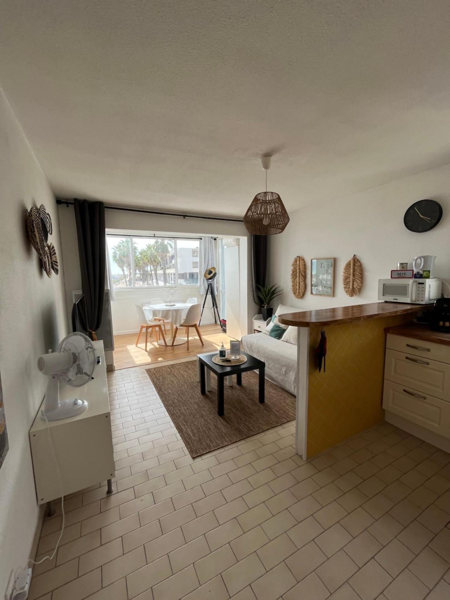 T2 Vue Panoramique Sur Mer Quartier Des Quilles Sète Dış mekan fotoğraf